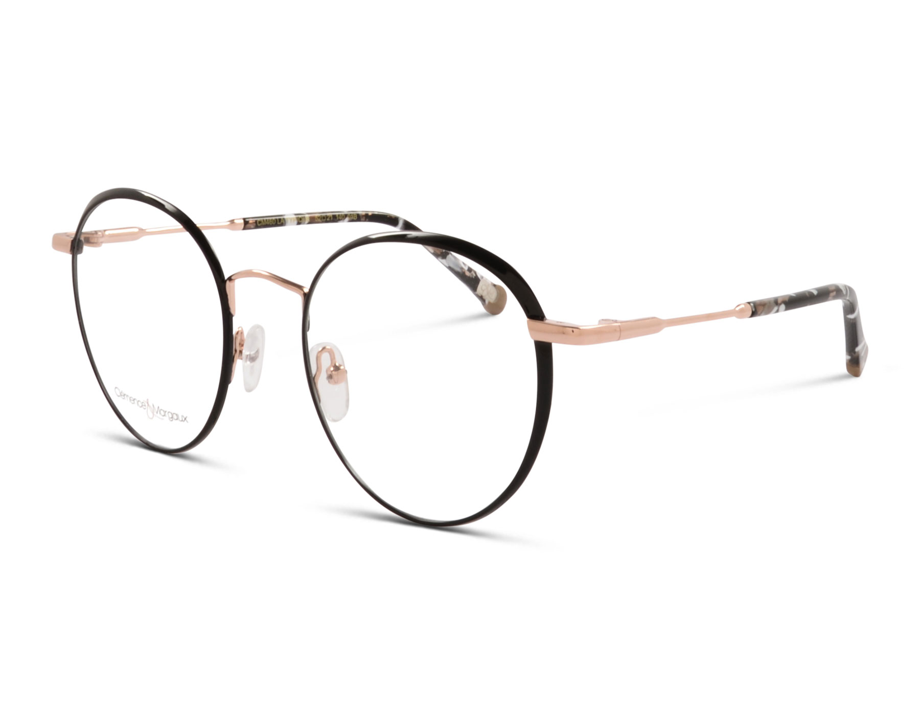 Clémence & Margaux La Typique CM460 1B 52 Schwarz/Roségoldfarben