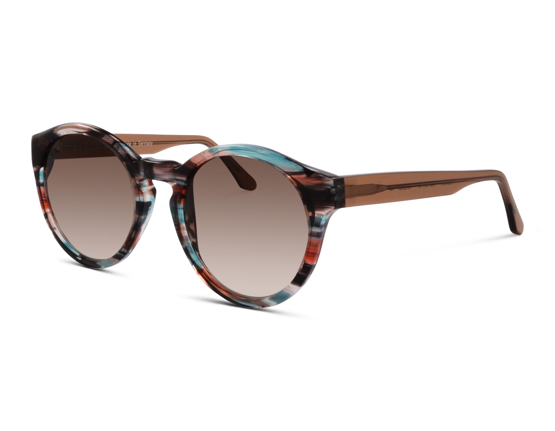 1027441 Colibris Madleen col.187/19 48 Braun/Türkis Transparent