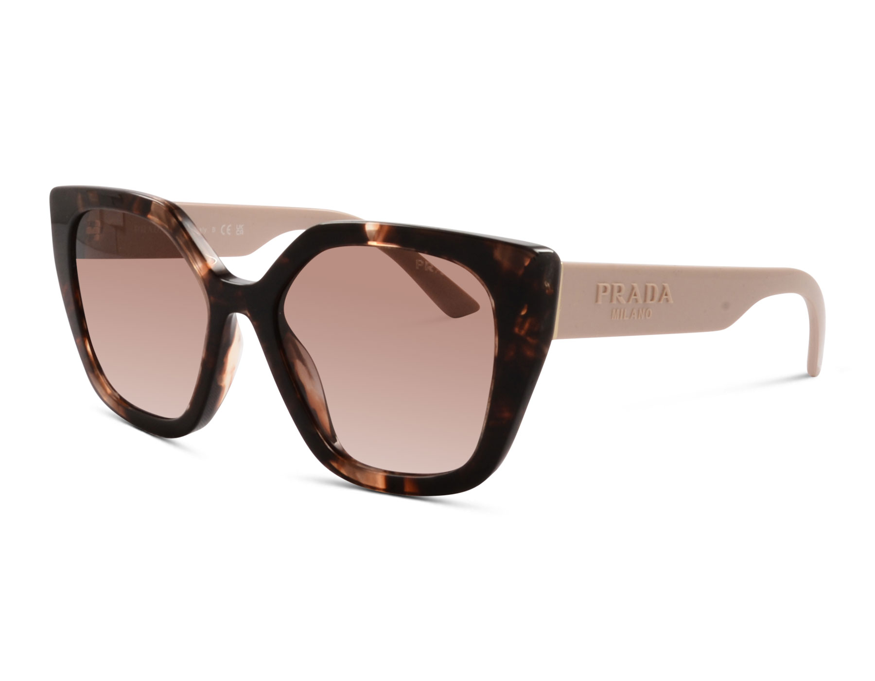 1012353 Prada SPR24X 07R-0A6 52 Braun/Beige