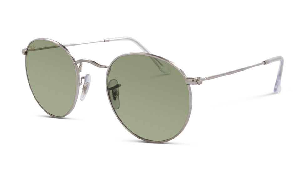 102173 Ray Ban Round Metal RB3447 9198-4E 50 Silver