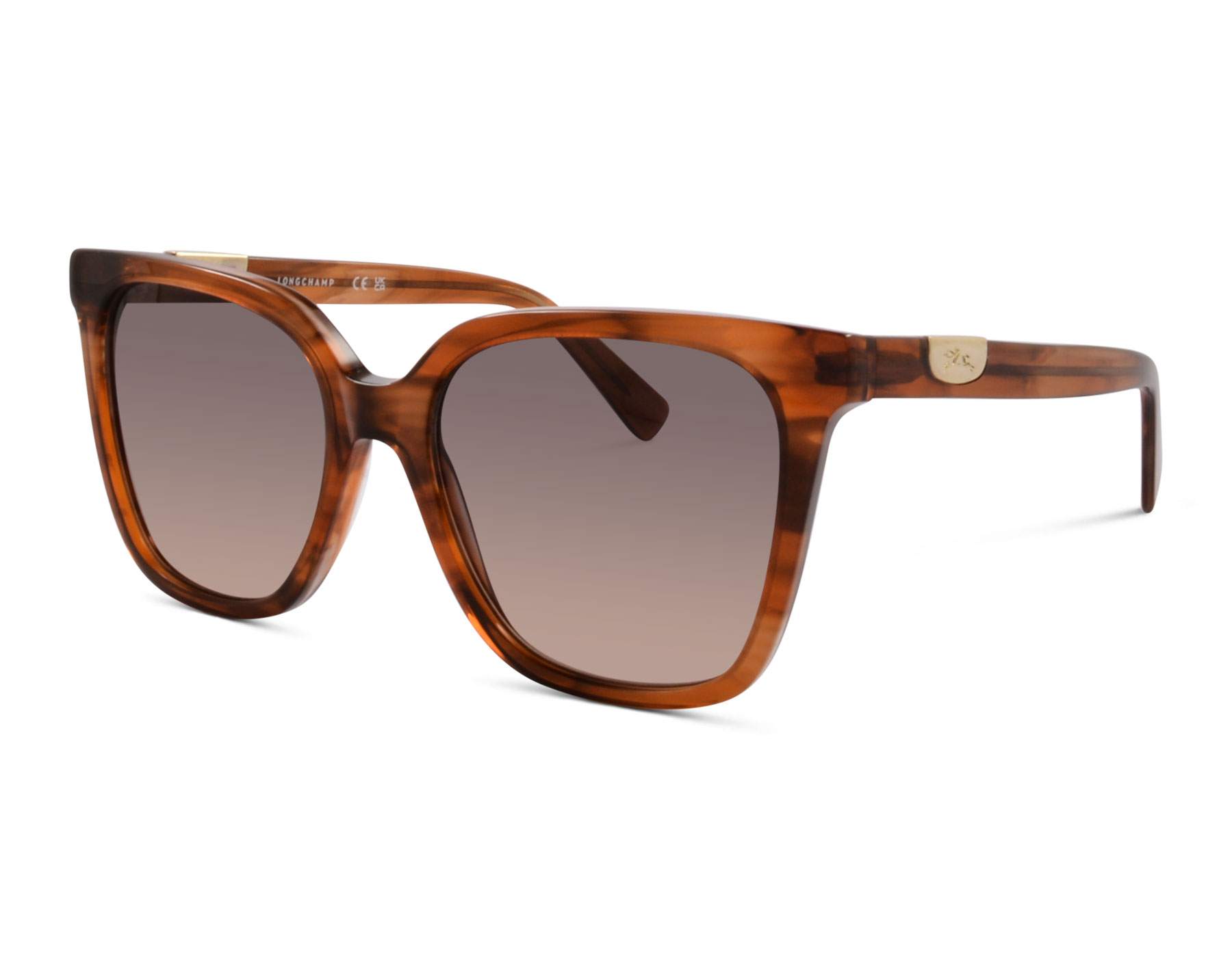 Longchamp LO772S 211 55 Striped Braun