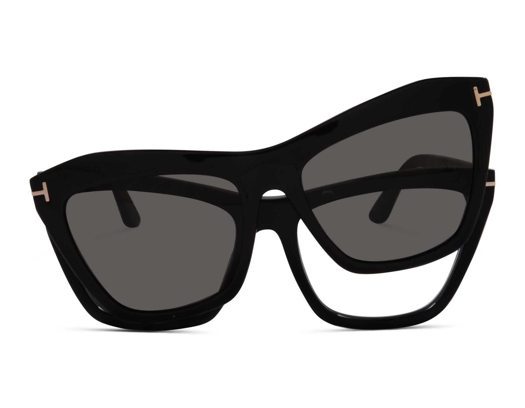 1024096_6 Tom Ford TF5971-B ECO 001 54 mit Clip Schwarz