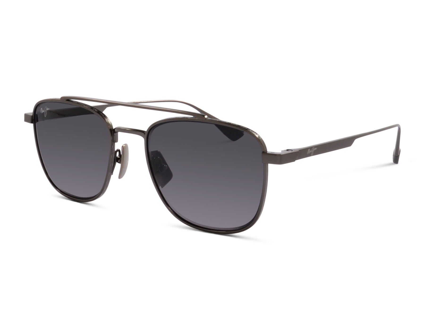 Maui Jim Kahana MJ640 17 Dunkles Silber 53