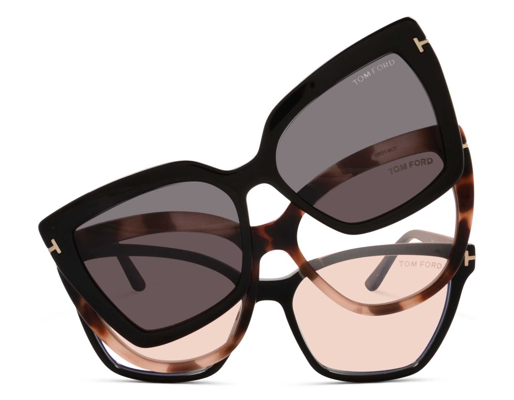 Tom Ford TF5641-B 001 53 Schwarz inkl. Clips