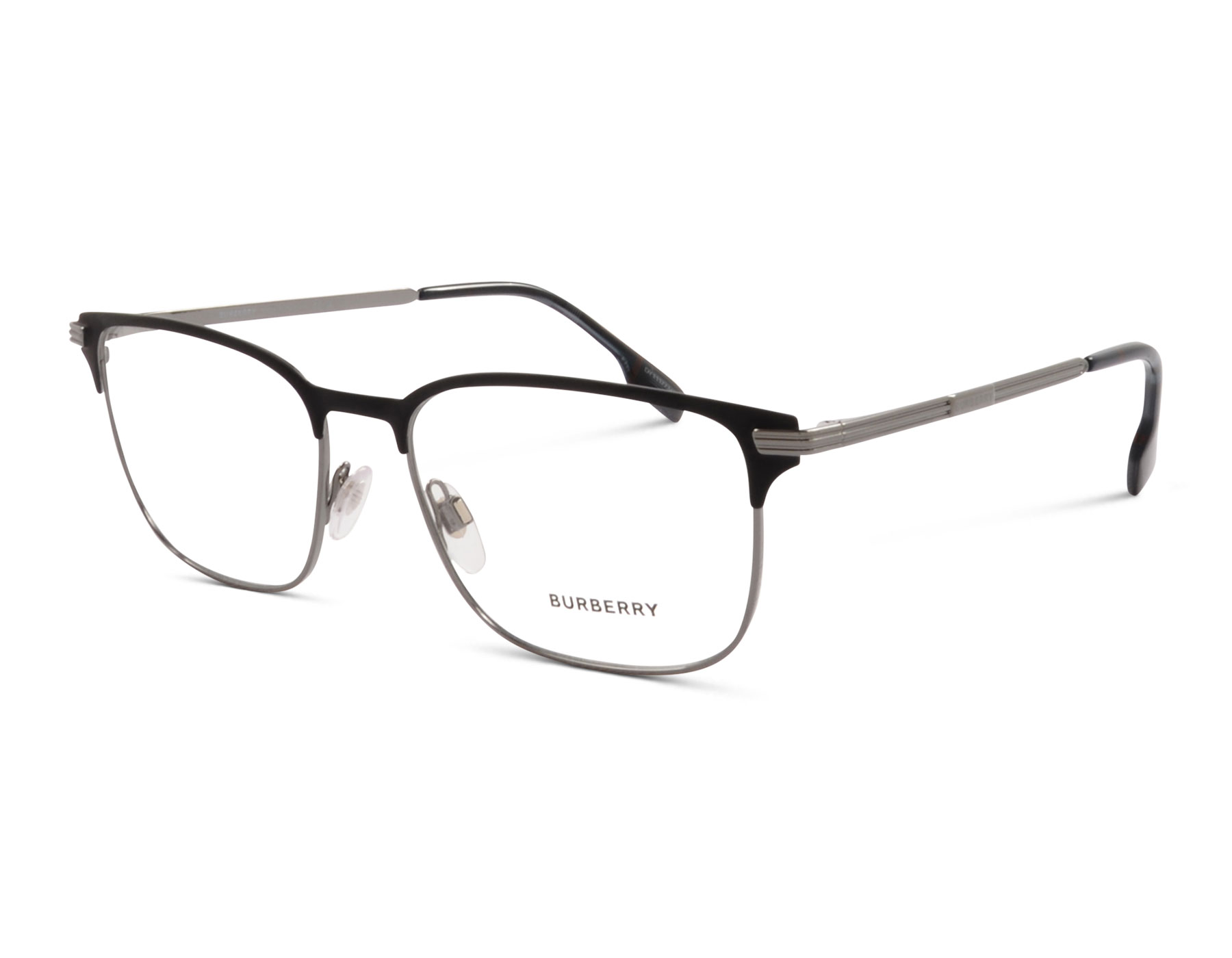 Burberry B 1372 1003 57 Matt Schwarz/Dunkles Silber
