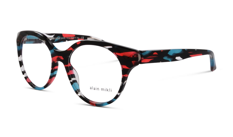 Alain Mikli A03097 8 52 Rot Blau