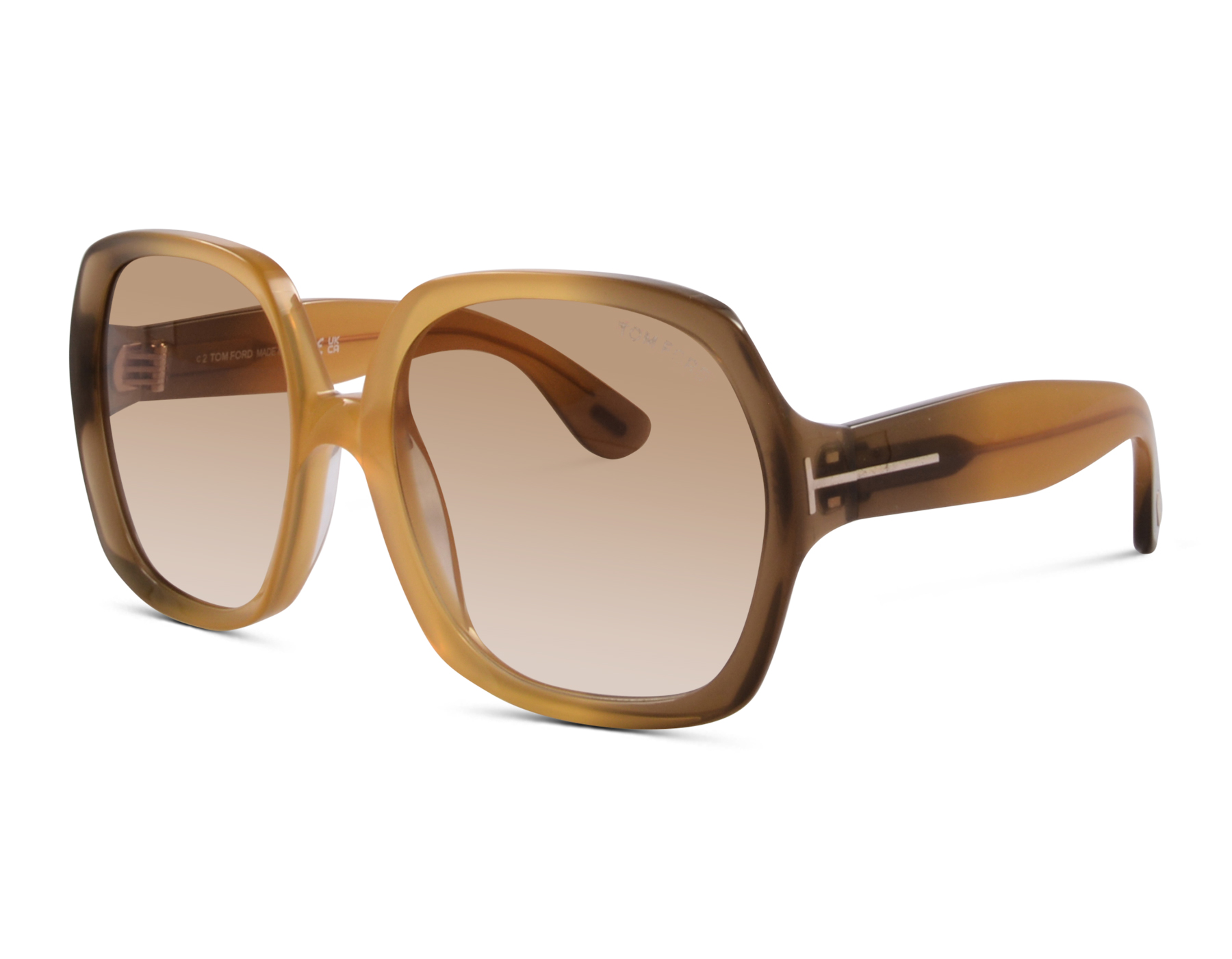 Tom Ford Saffron TF1221 41F 60 Hellbraun Verlauf
