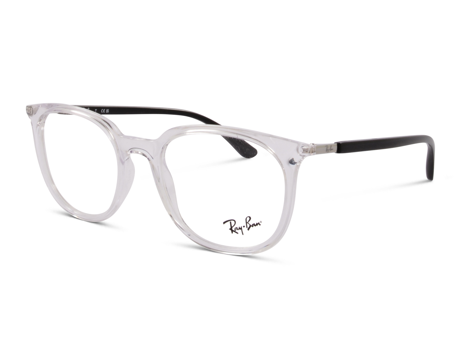 Ray-Ban RB7190 5943 51 Transparent/Schwarz