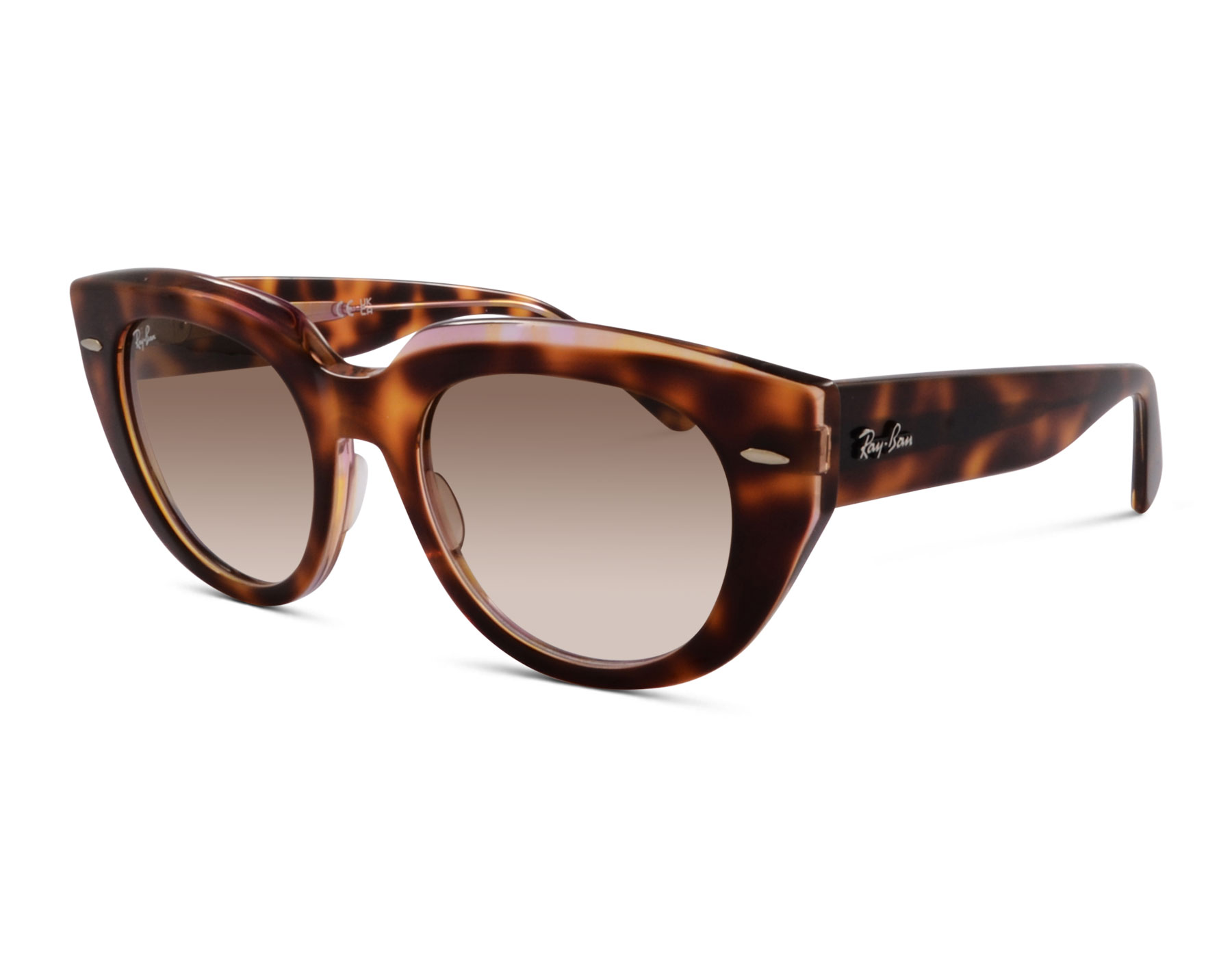 Ray-Ban RB2286 1414/51 52 Rot havana auf transparent multicolor