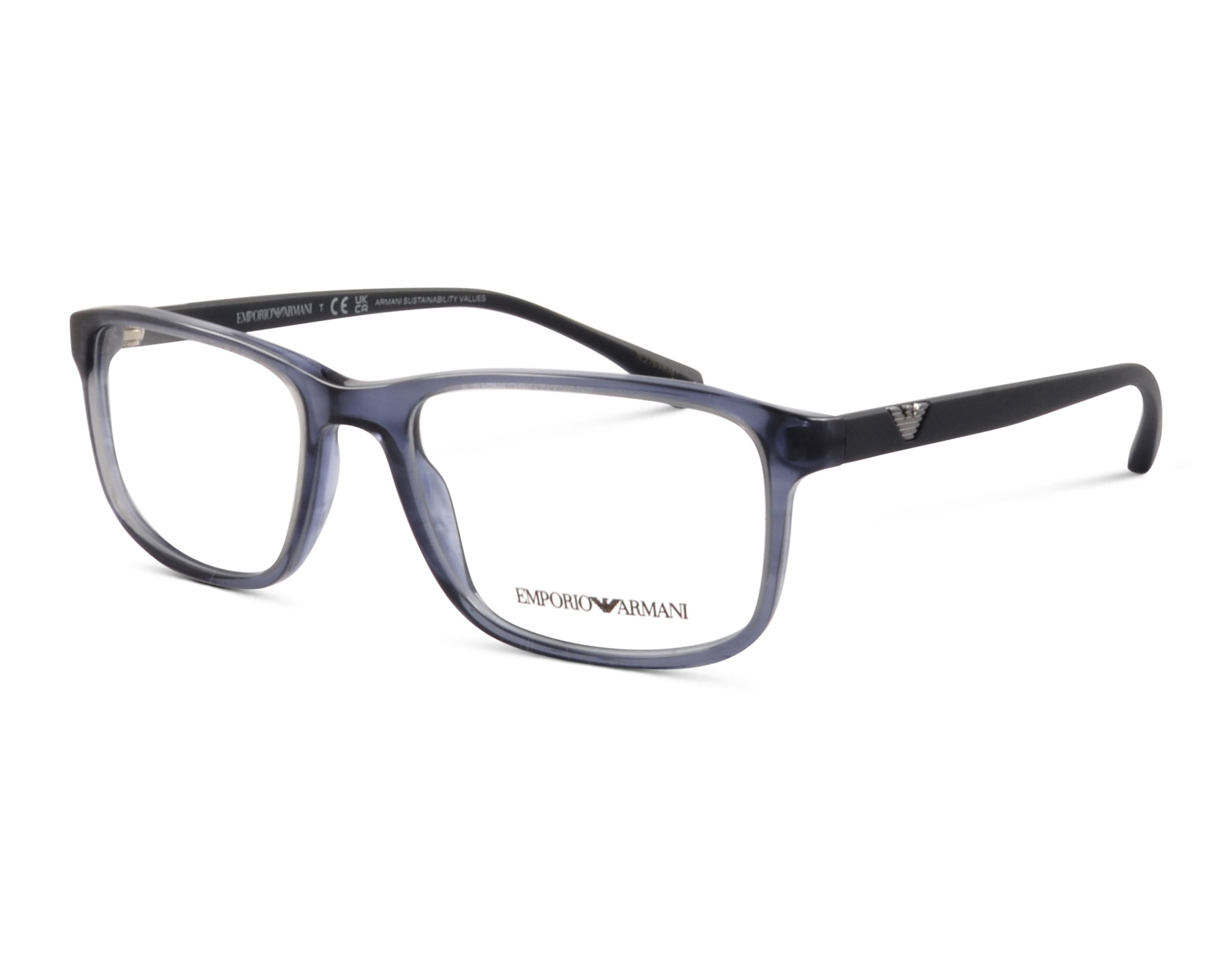 Emporio Armani EA 3098 6054 53 Blau Transparent