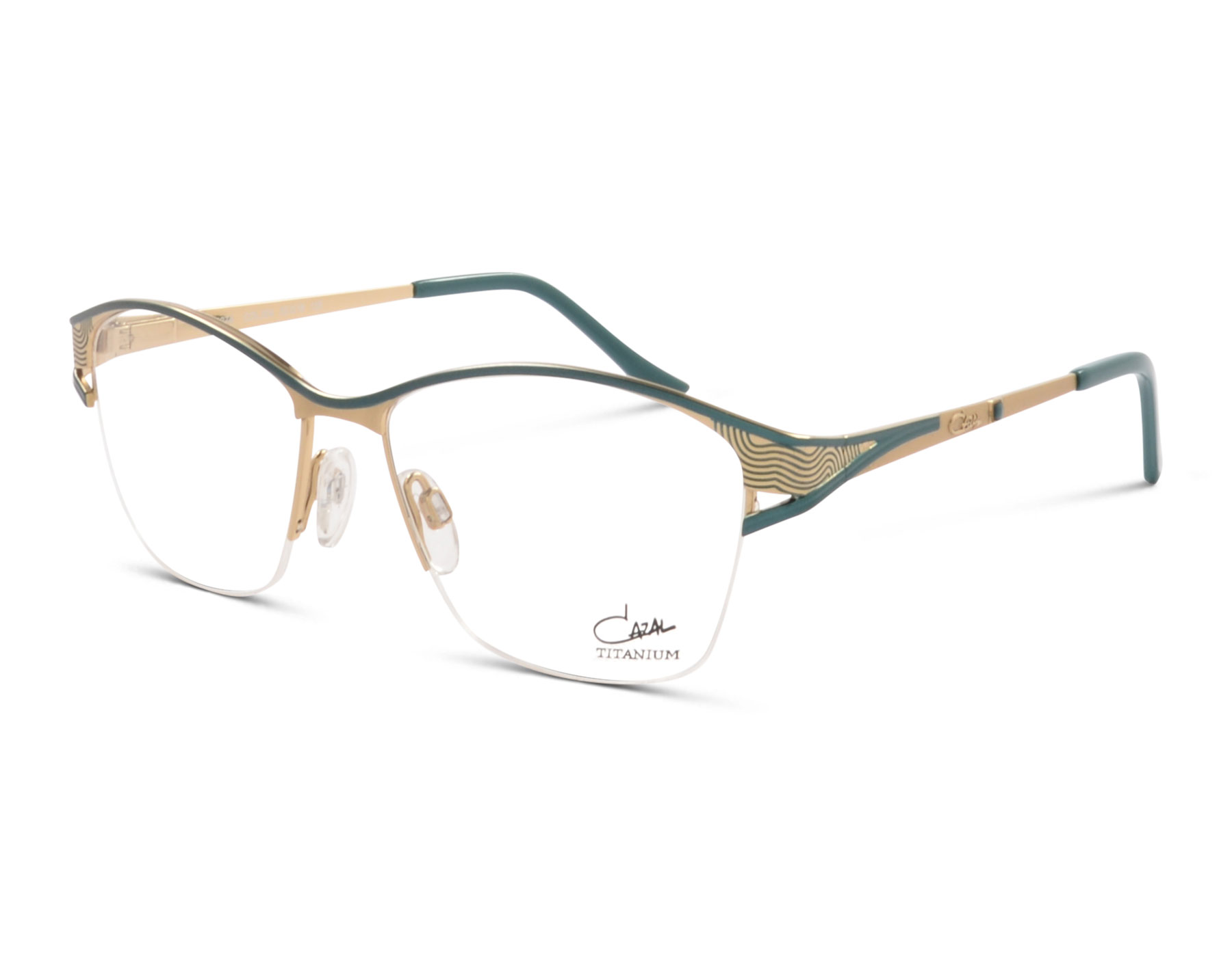 1011704 Cazal MOD. 1274 col. 004 53 Türkis/Goldfarben