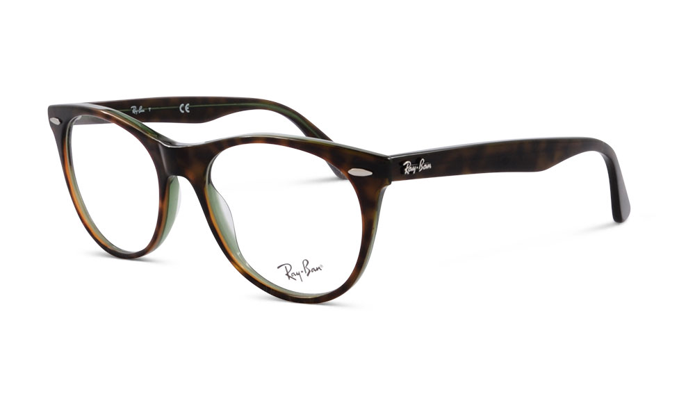 Ray-Ban RB2185-V 2383 52 Top Havana On Green Trasparent