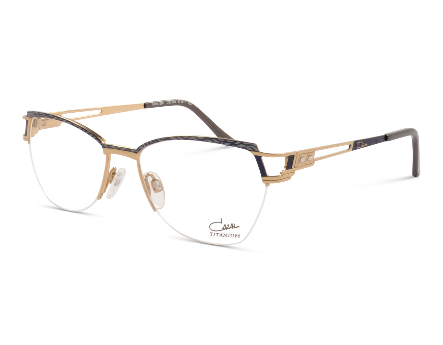 Cazal MOD. 1266 col. 003 53 Goldfarben/Grau