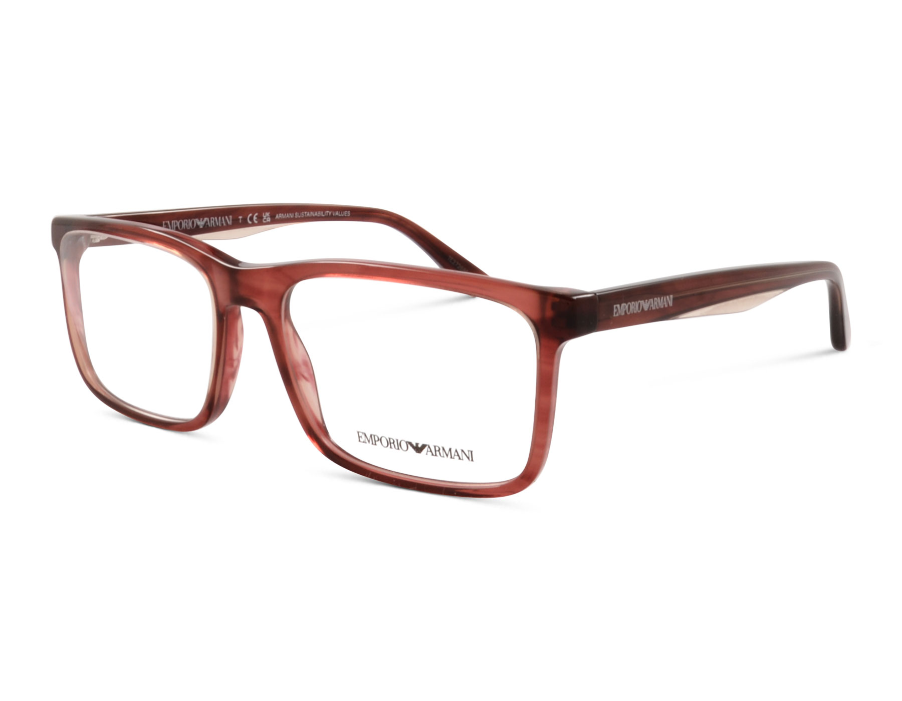 1017036 Emporio Armani EA 3227 6053 56 Rot