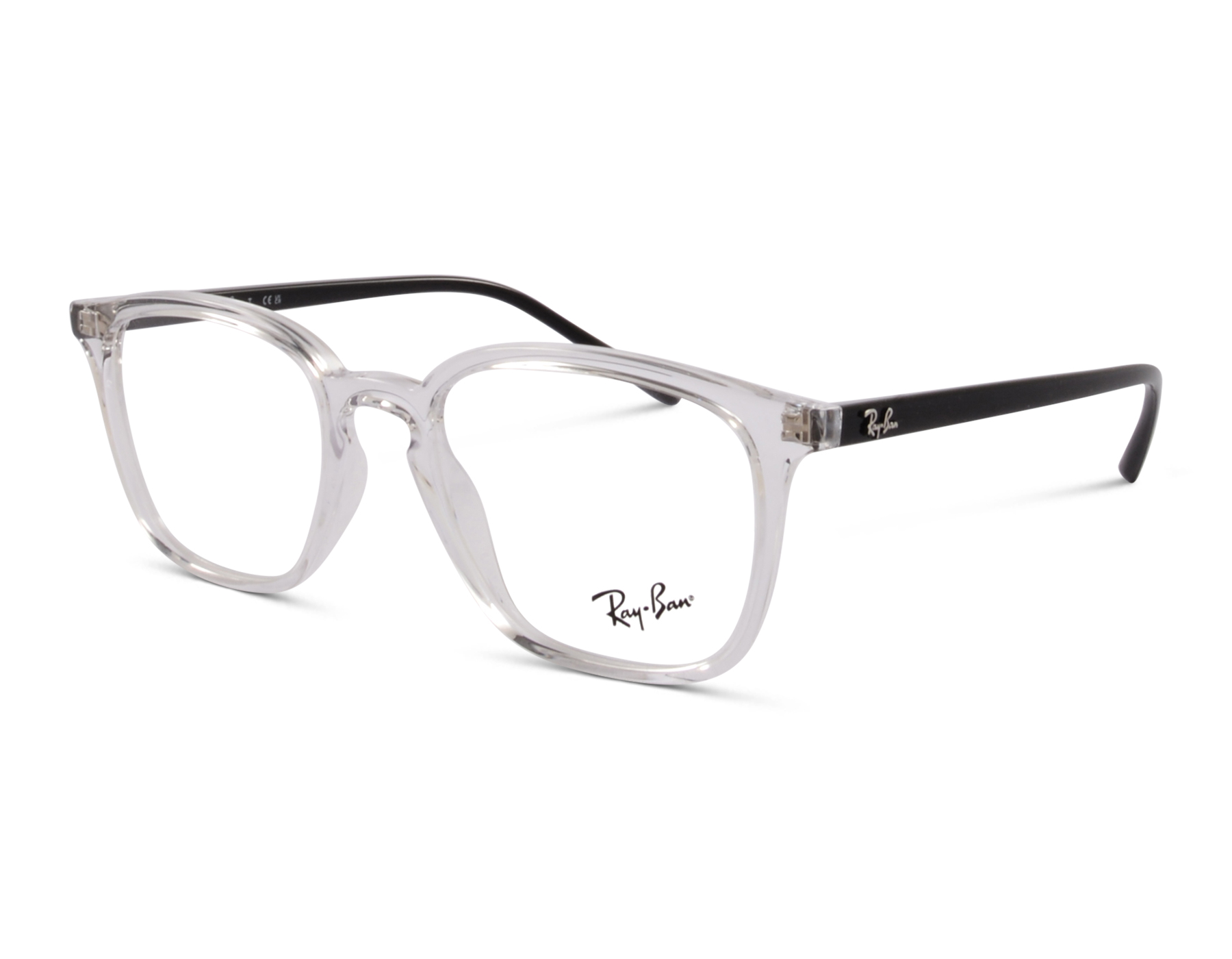 Ray-Ban RB7185 5943 50 Transparent/Schwarz