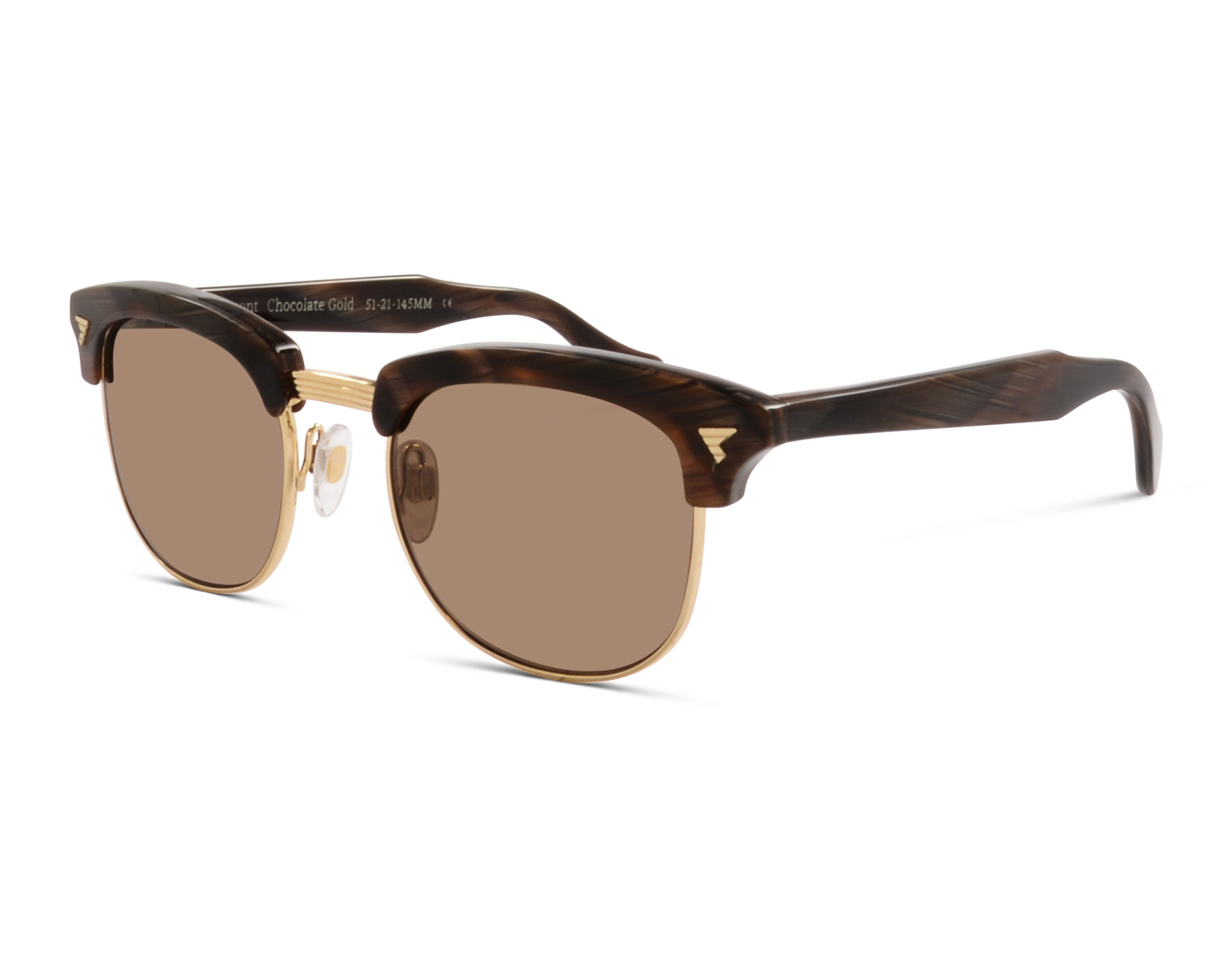 American Optical Sirmont Chocolate Gold 51 Braun/Gold