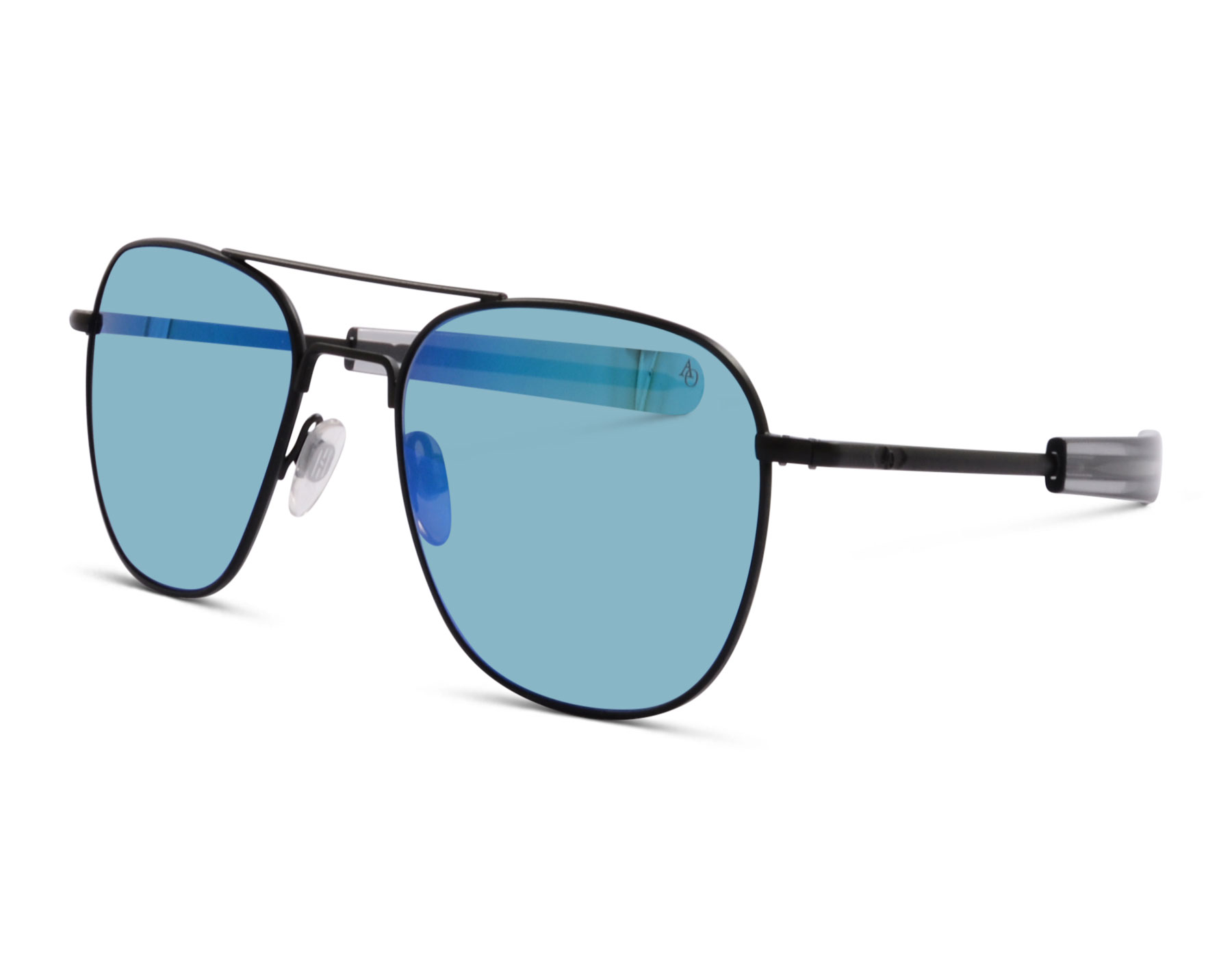 American Optical Original Pilot 57 Black - Blue Flash Glass