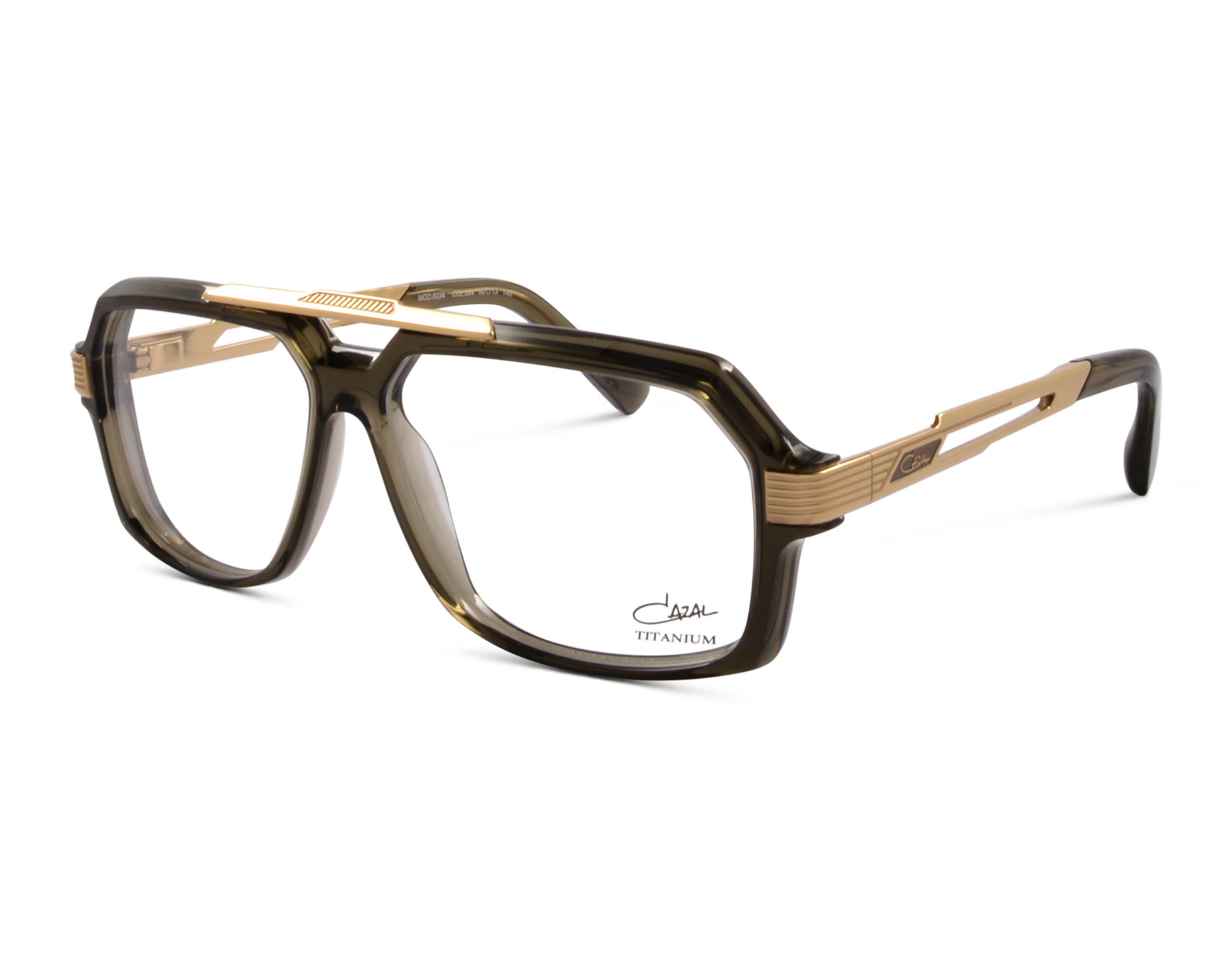 Cazal 6034 004 60 Khaki/Gold