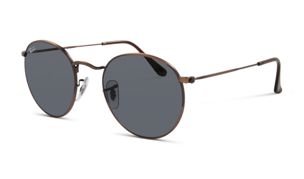 Ray-Ban Round Metal RB3447 9230/R5 50 gold/braun