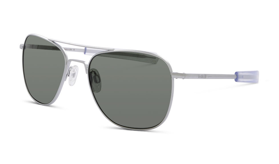 Randolph Aviator AF086 Chrome 55 Silber Matt