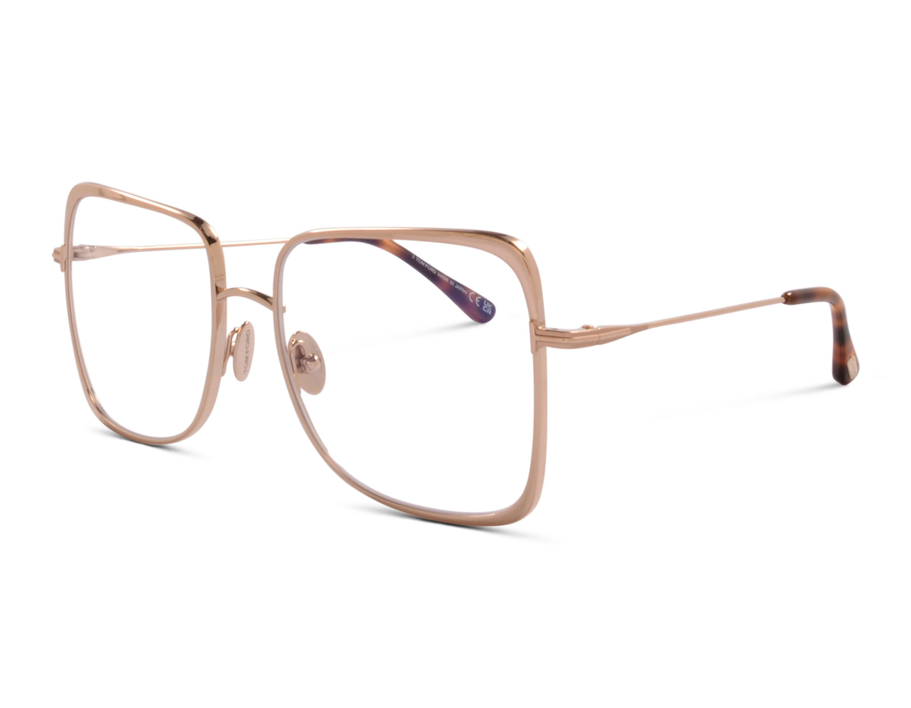 Tom Ford TF6098-B 028 55 Glänzend Rosé Gold