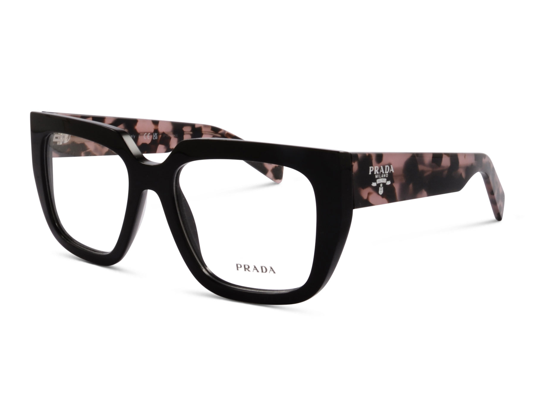 Prada VPRA03 13P-1O1 52 Schwarz/Rosa