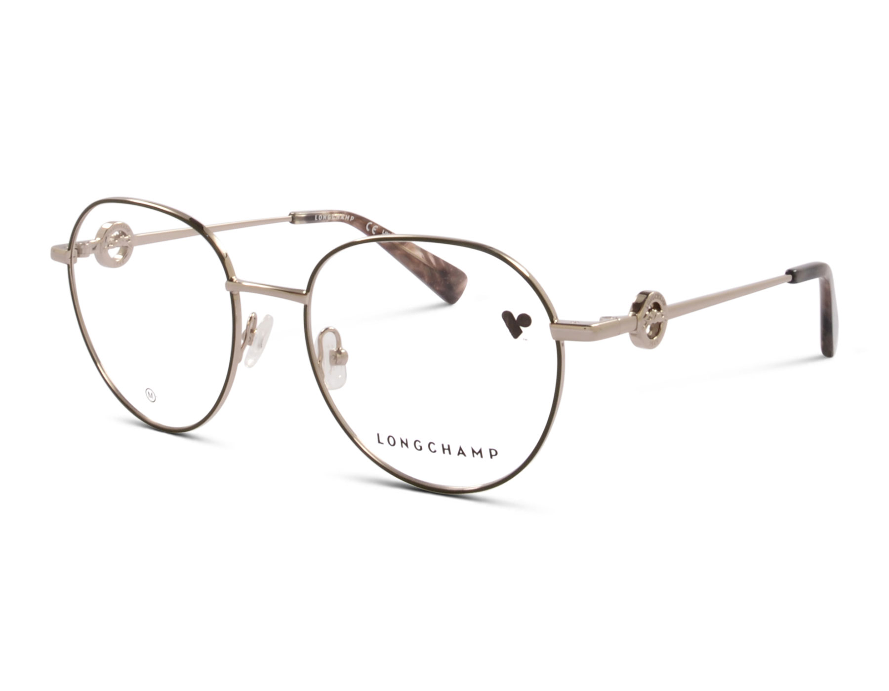 Longchamp LO2165 708 52 Gold/Khaki