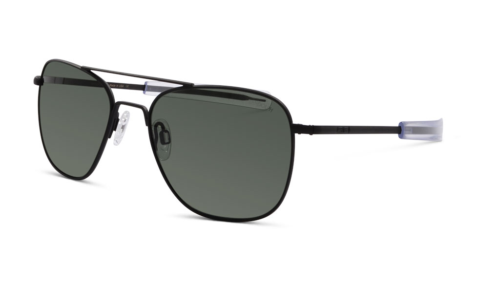 Randolph Aviator AF066 Black 55 Schwarz Matt