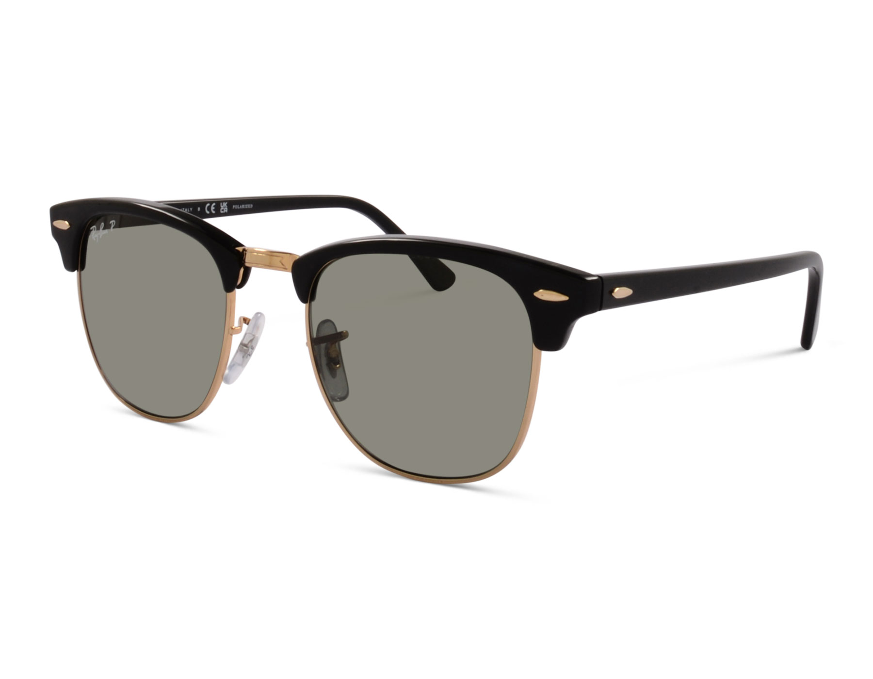 1028927 Ray-Ban RB3016 Clubmaster 901/58 51 Schwarz auf gold