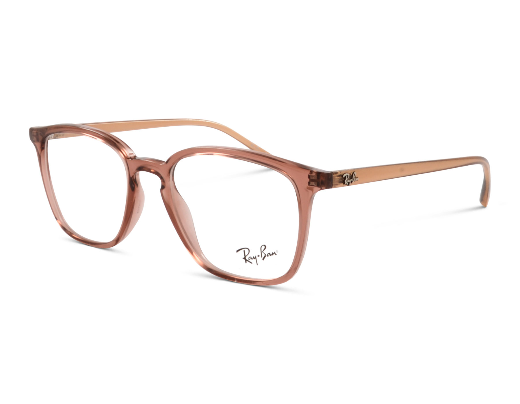 Ray-Ban RB7185 8234 50 Transparentes Hellbraun