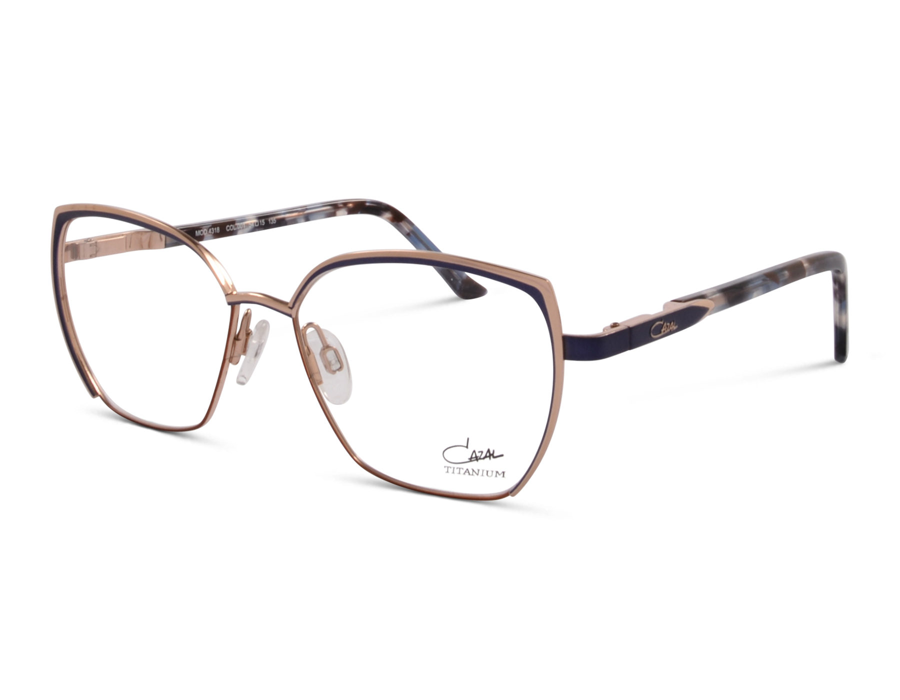 Cazal MOD.4318 COL.001 54 Blau/Gold