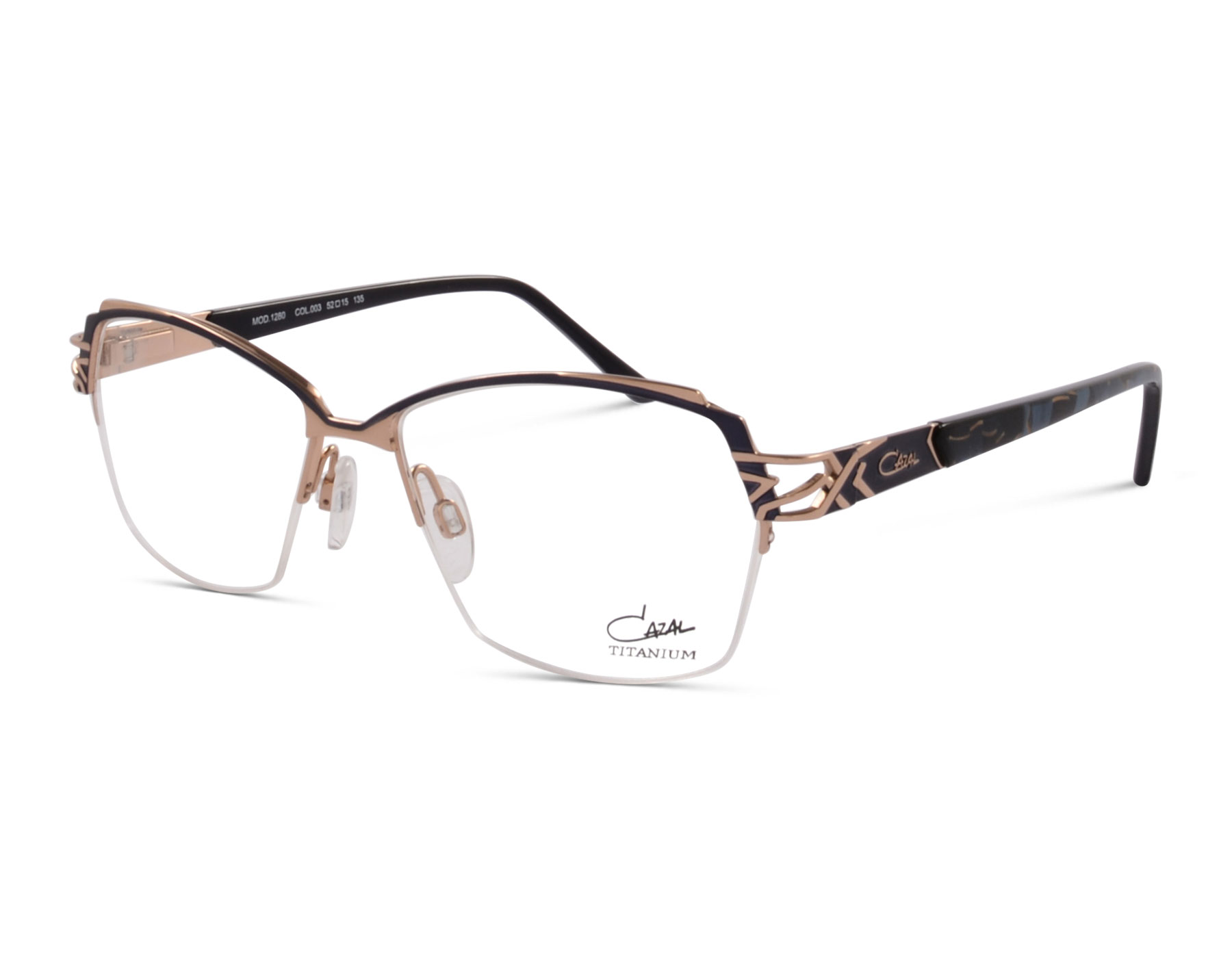 1026979Cg7WqY3AhdeI2 Cazal MOD. 1280 col. 003 52 Blau/Roségold