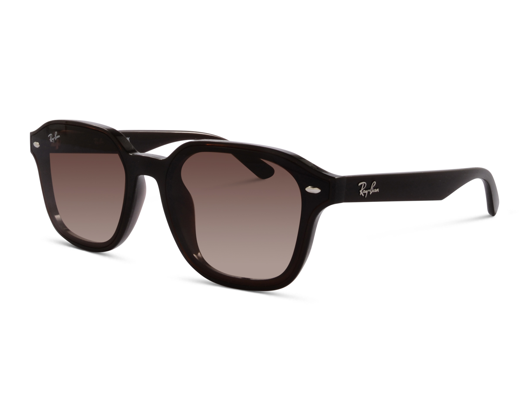 Ray-Ban RB 4458D 714/13 65 Glänzendes Dunkelbraun Transparent