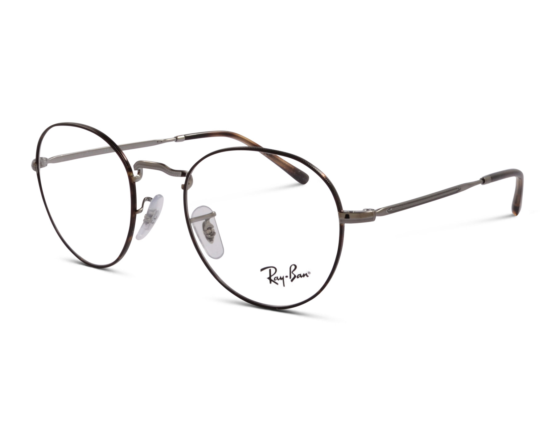 Ray-Ban David RB 3582-V 3174 49 Braun/Silber
