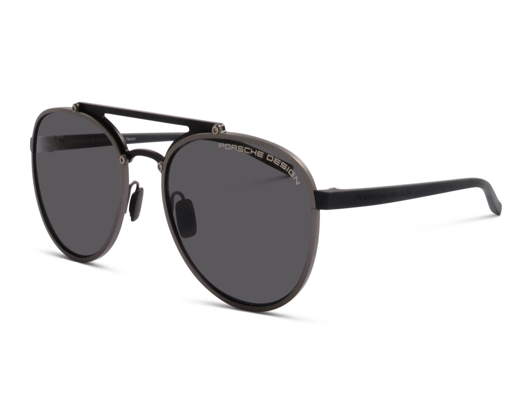Porsche Design P8972 D 55 Schwarz/SIlber matt