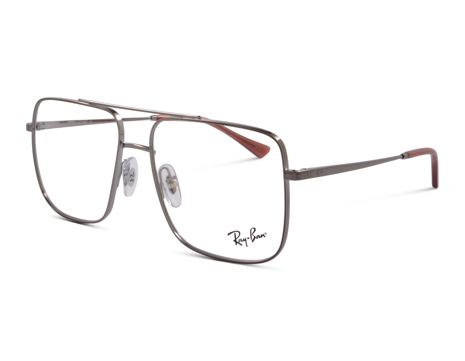 Ray-Ban RB3758V 2502 56 Gunmetal/Rot | 1026373