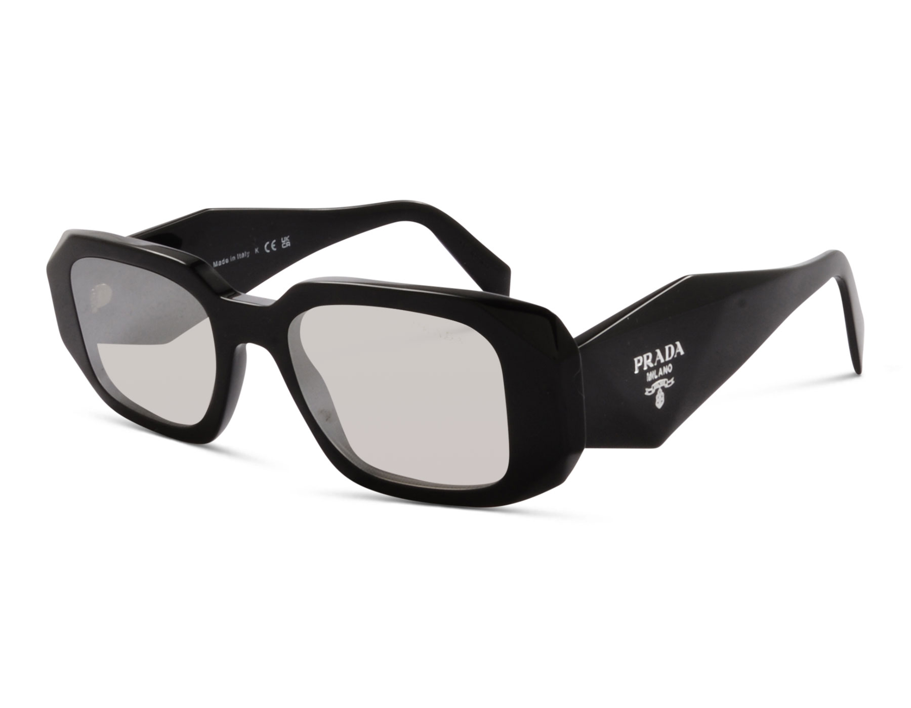 Prada PR 17WS 1AB-2B0 49 Schwarz/Verspiegelt
