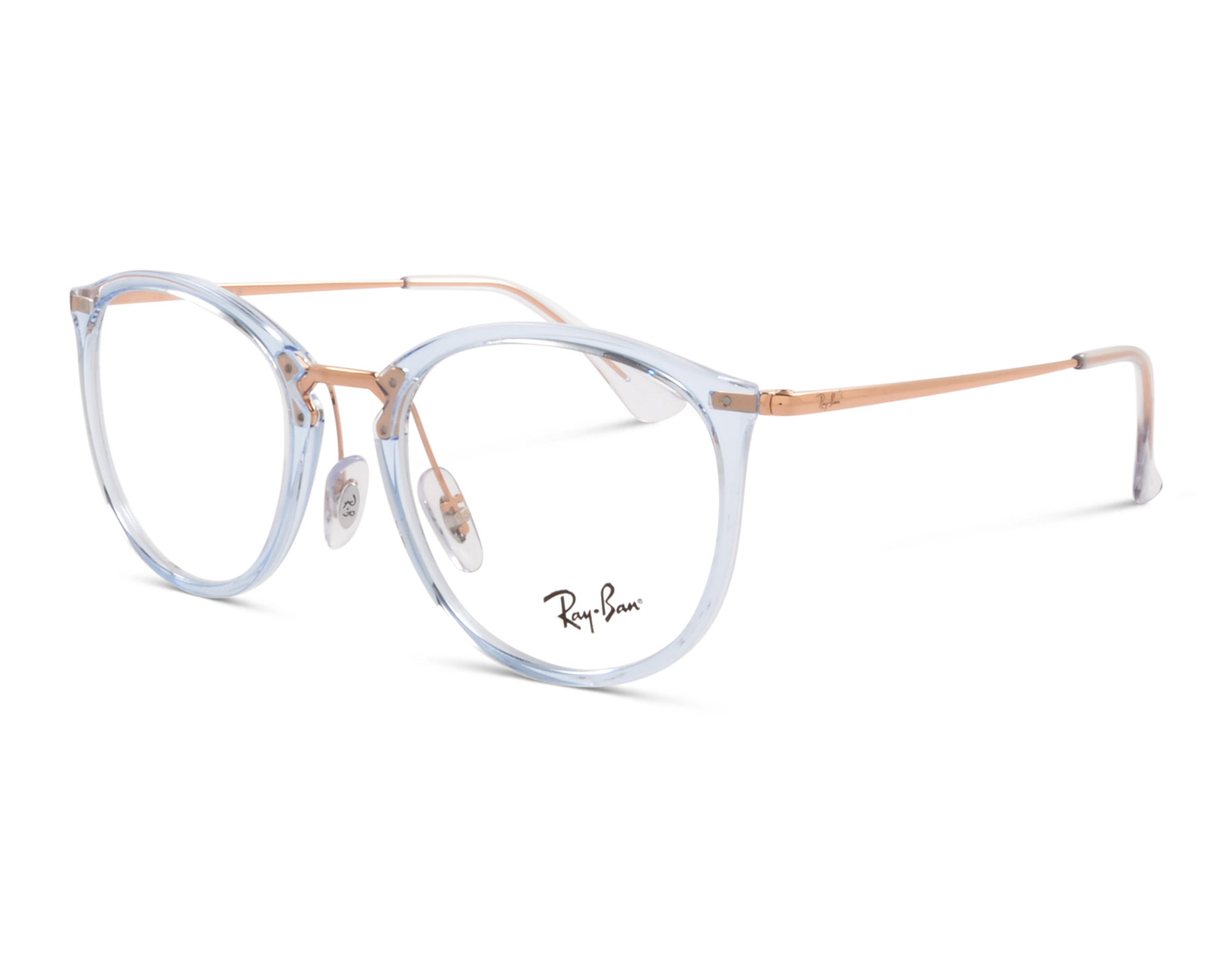 Ray-Ban RB7140 8336 51 Hellblau/Transparent/Gold