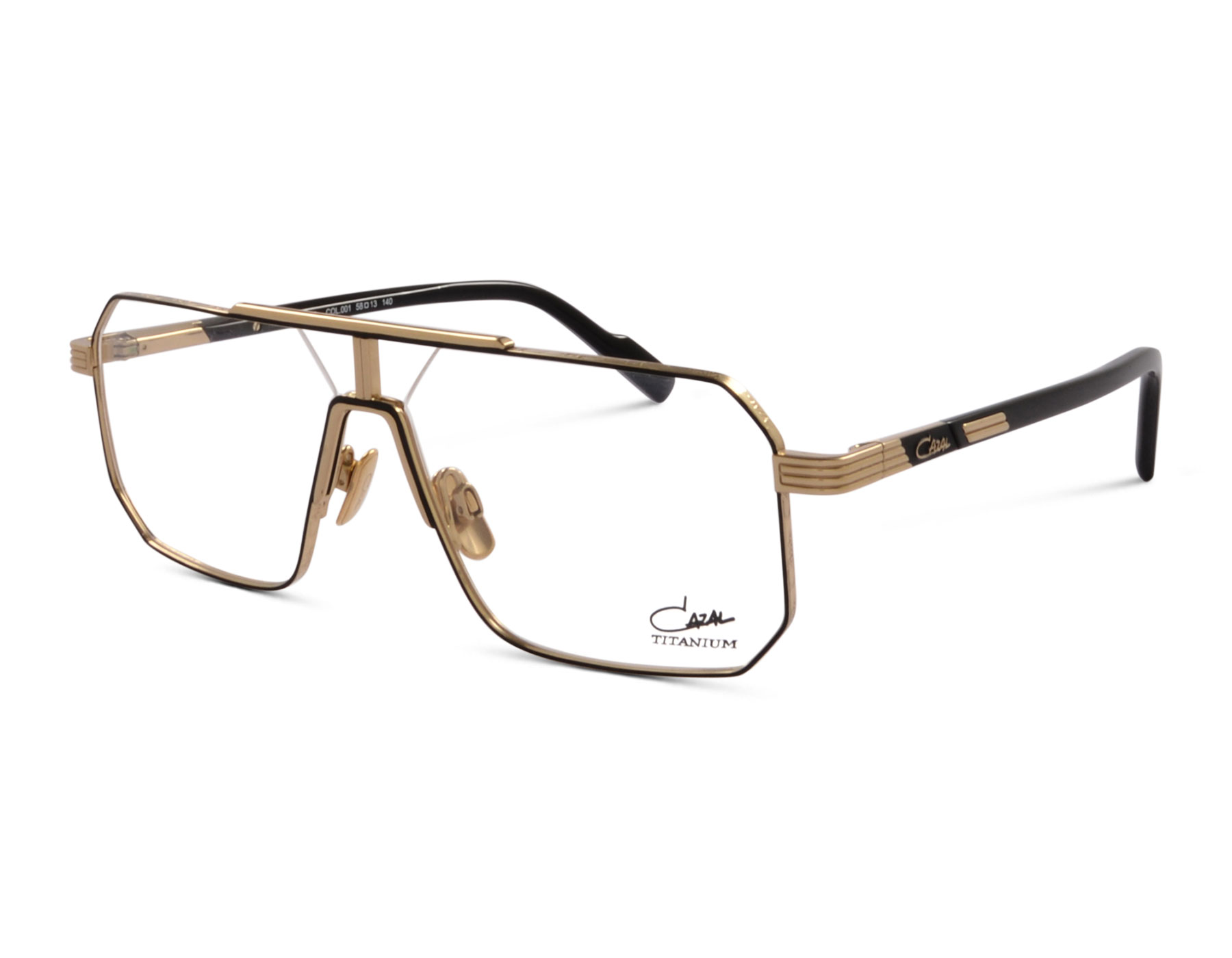 Cazal 7111 001 58 Schwarz/Gold