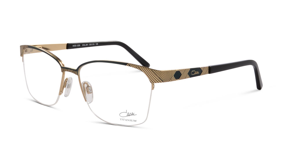 Cazal 1258 001 55 Gold