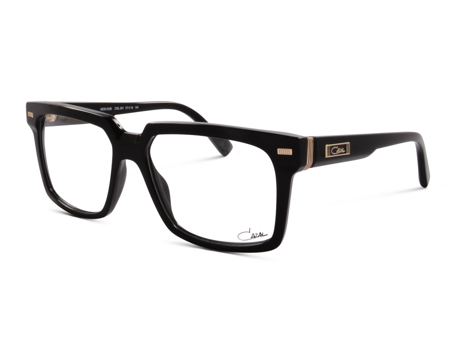Cazal 6038 001 57 Schwarz/Gold