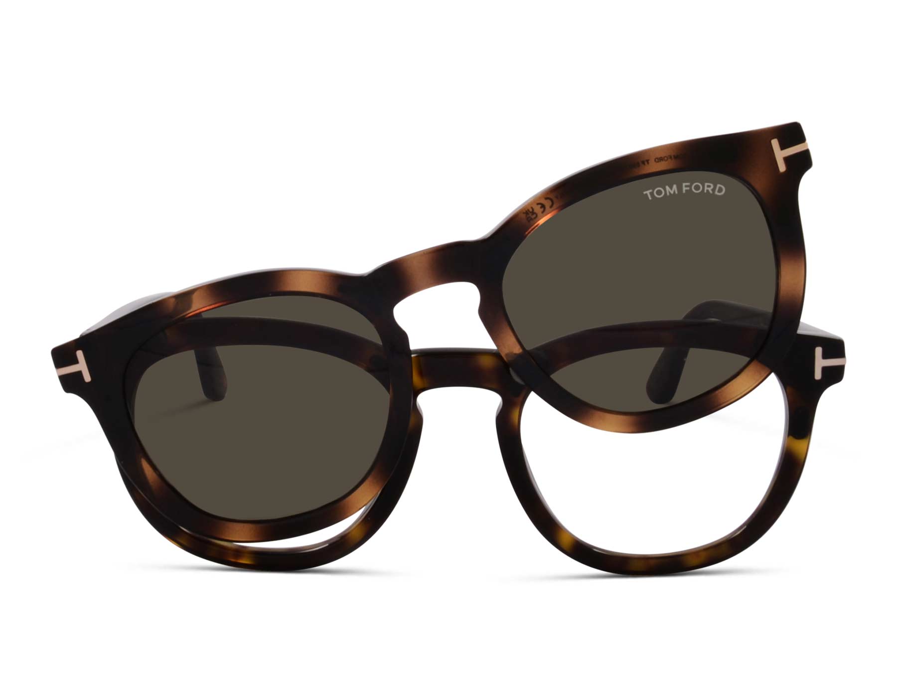 1024363_3kz3xGtG5PkgBe Tom Ford TF5993-B ECO 052 50 mit Clip Havanna