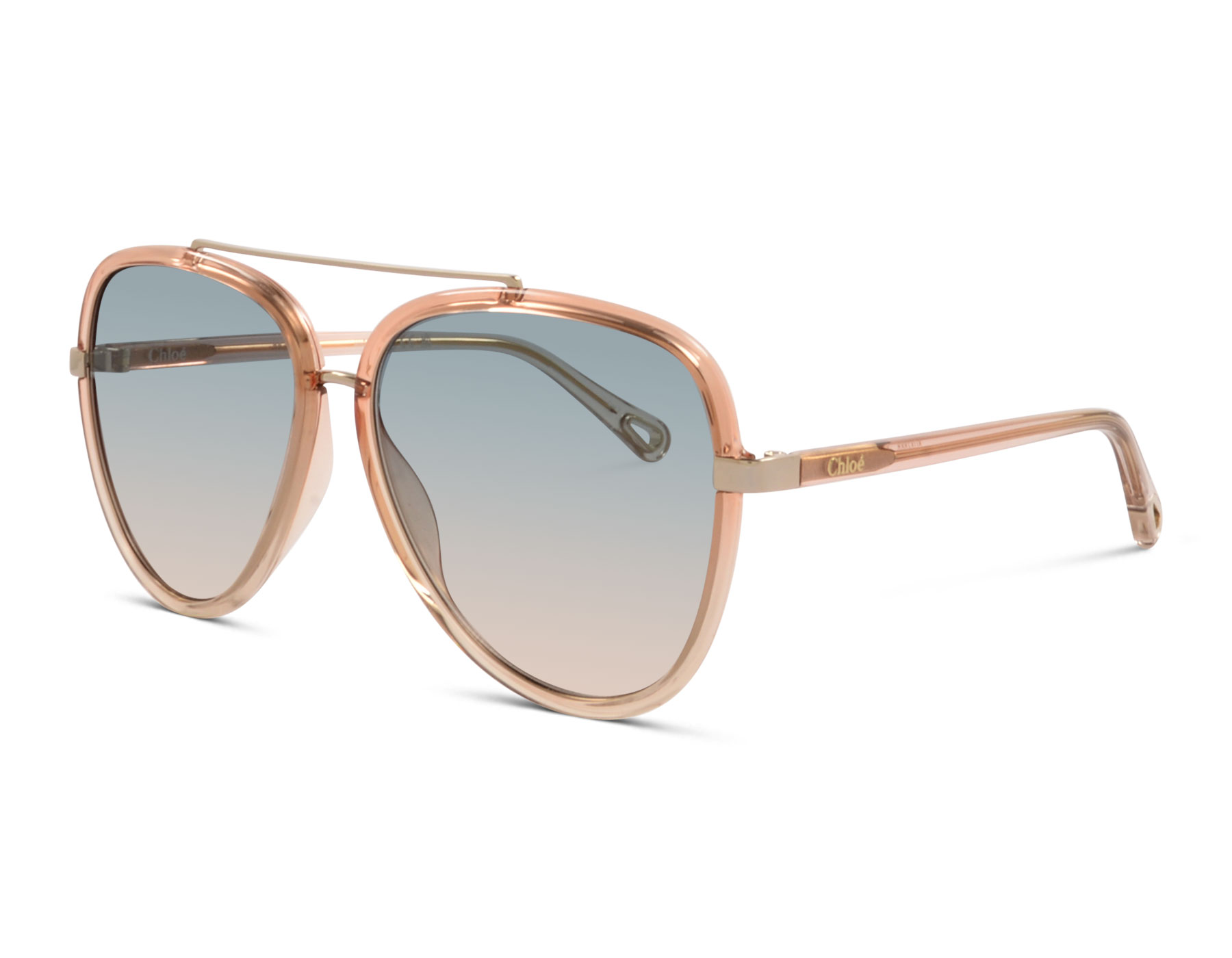 Chloé CH0129S 001 58 Braun Transparent / Gold