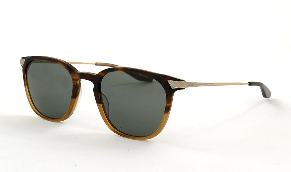 Barton Perreira DEAN MTR ANG BTG 50 Matte Tortuga Gradient Antique Gold Bottle Green