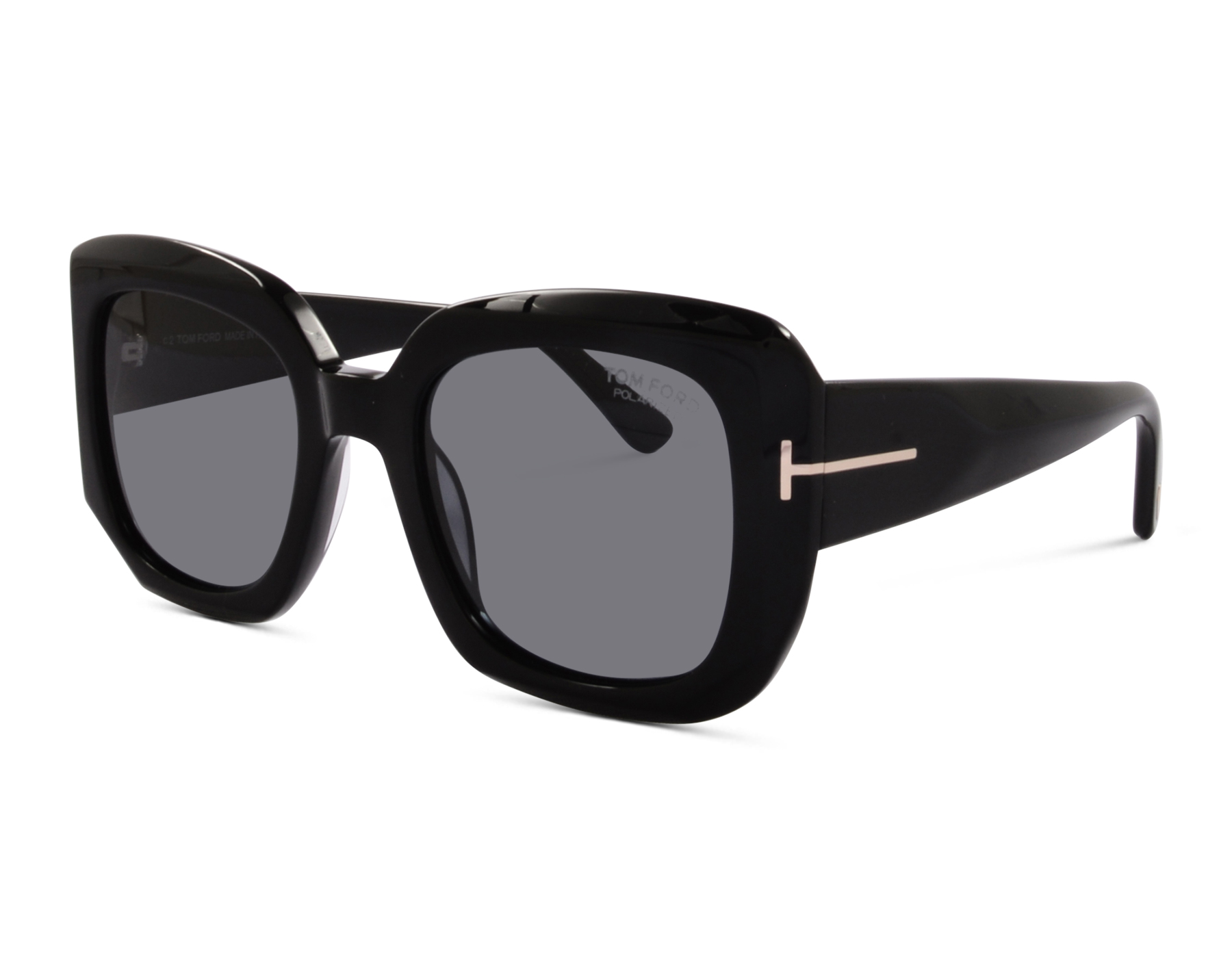 1026557 Tom Ford Carla-02 TF1220 ECO 01D Polarized 52 Schwarz