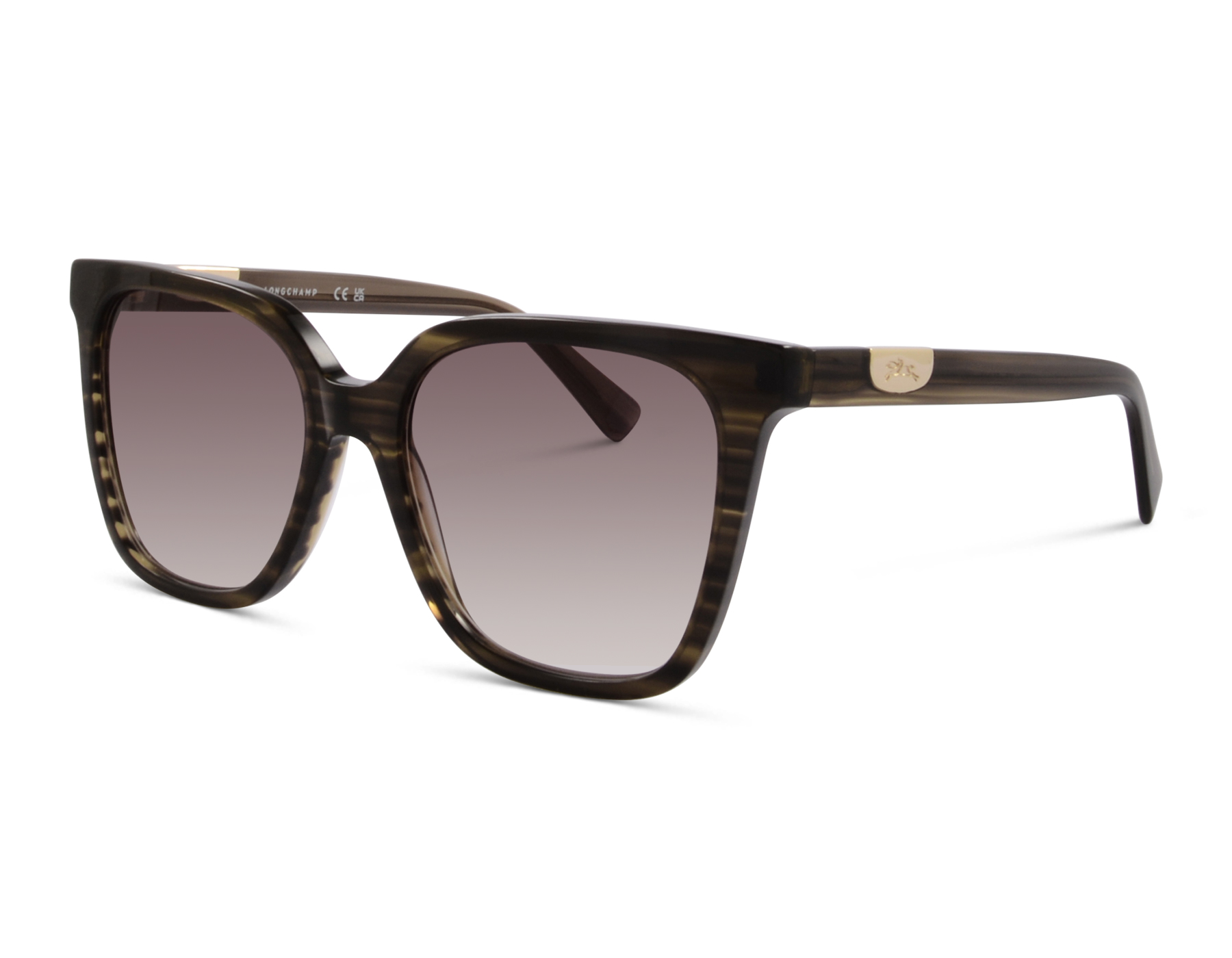 Longchamp LO772S 308 55 Striped Grün