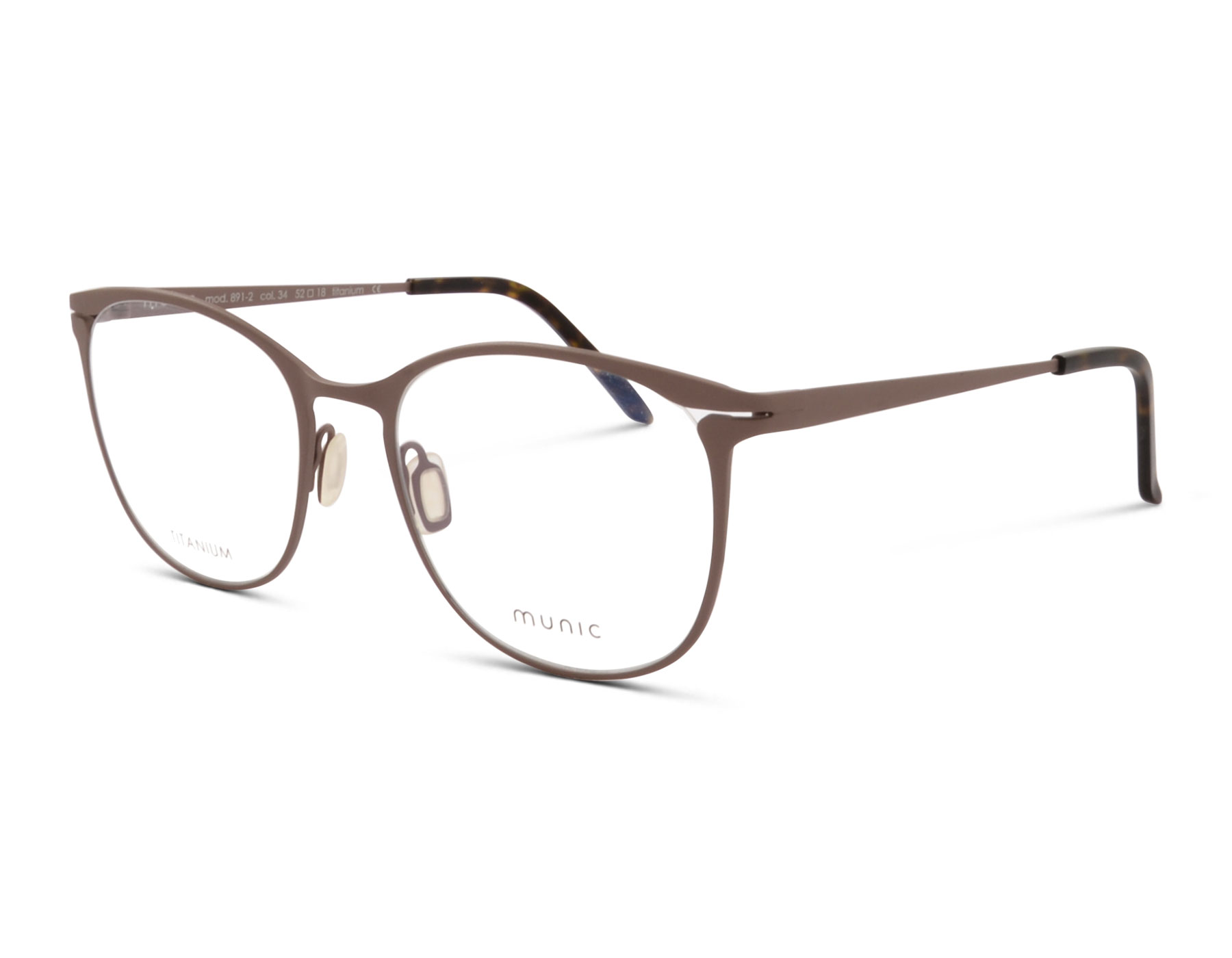 Munic Eyewear Mod 891-2 34 52 Matt Rosa