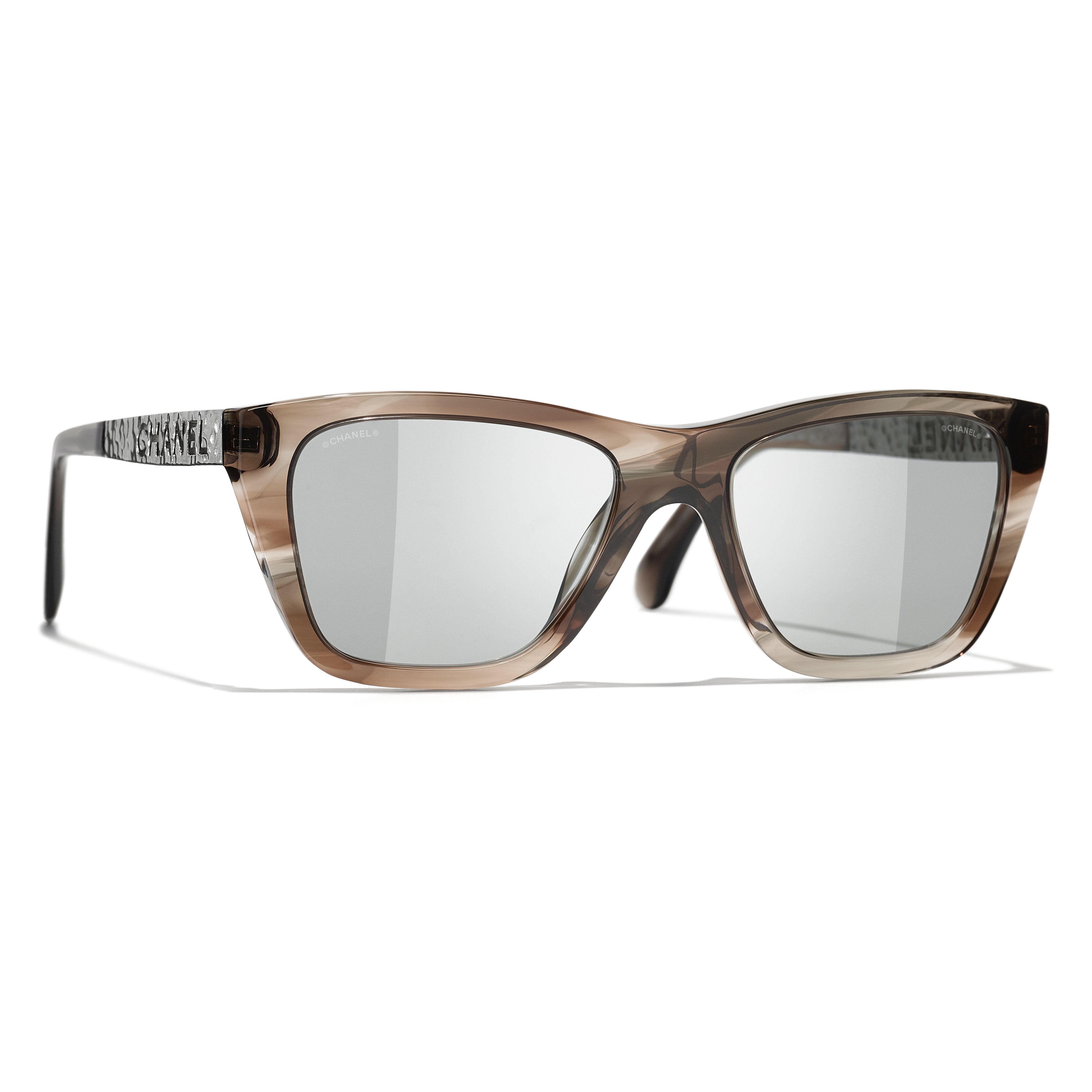 CHANEL Rechteckige Sonnenbrille