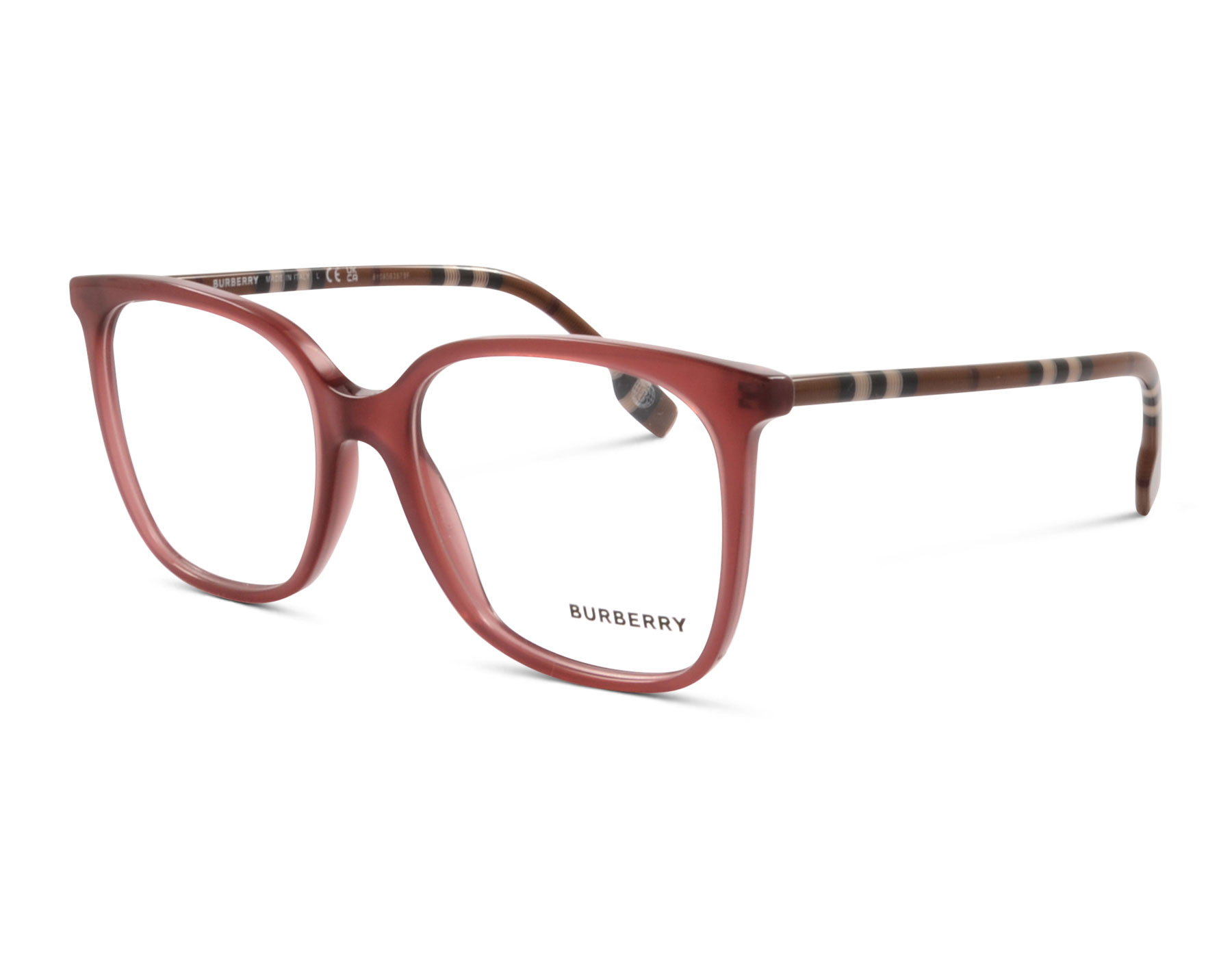 Burberry B 3267 4018 52 Transparentes Rot