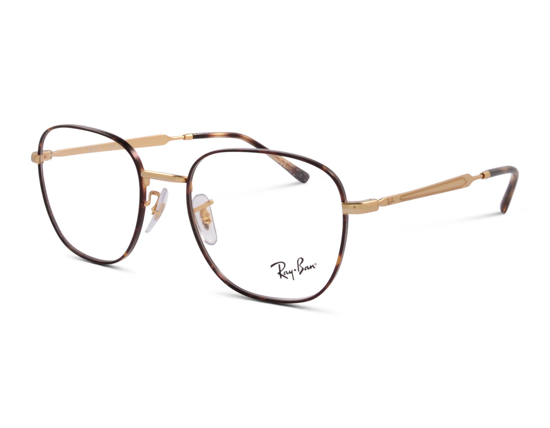 Ray-Ban RB6534 3188 51 Goldfarben/Havanna matt